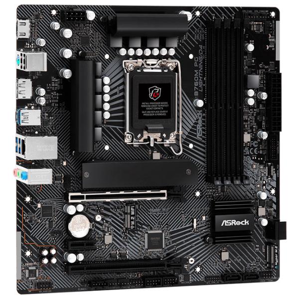Материнская плата ASRock B760M PG LIGHTNING/ D4 micro ATX/ Intel B760M photo 2