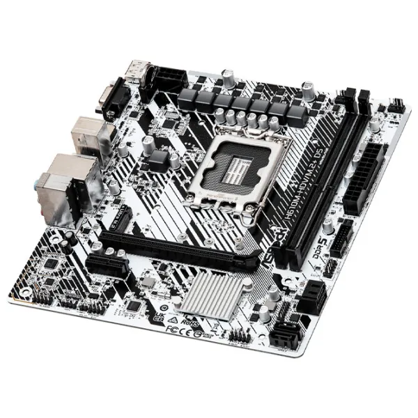 Placă de bază ASRock H610M-HDV/ M.2+ D5 micro ATX/ Intel H610M photo 3