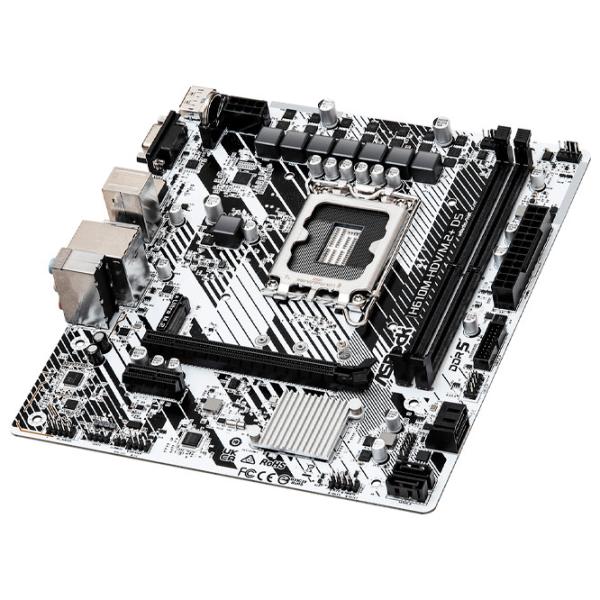 Placă de bază ASRock H610M-HDV/ M.2+ D5 micro ATX/ Intel H610M photo 3