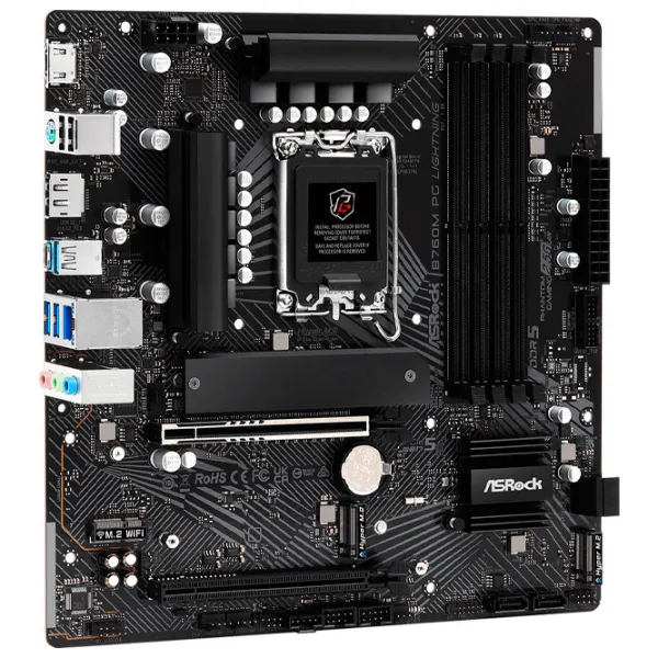 Материнская плата ASRock B760M PG LIGHTNING micro ATX/ Intel B760M photo 2