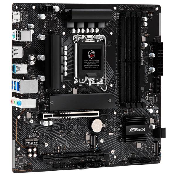 Материнская плата ASRock B760M PG LIGHTNING micro ATX/ Intel B760M photo 2