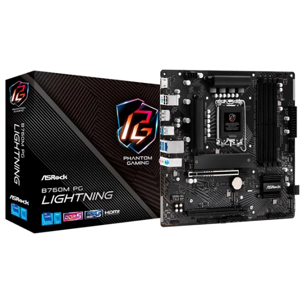 Материнская плата ASRock B760M PG LIGHTNING micro ATX/ Intel B760M photo 5