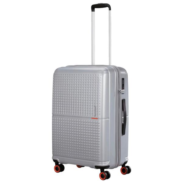 Valiză American Tourister Geopop Spinner 68l/ Metalic Silver photo 2