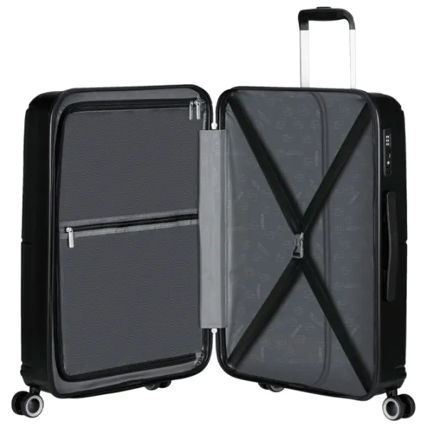 Valiză American Tourister Geopop Spinner 68l/ Shadow Black photo 6 Valiză American Tourister Geopop Spinner 68l/ Shadow Black photo 6