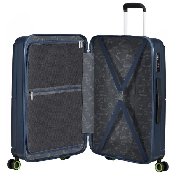 Valiză American Tourister Geopop Spinner 68l/ Moon Blue photo 7 Valiză American Tourister Geopop Spinner 68l/ Moon Blue photo 7
