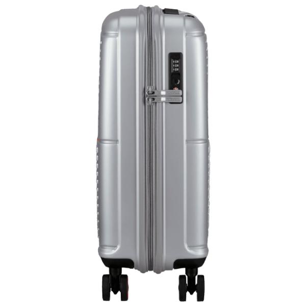 Valiză American Tourister Geopop Spinner 34l/ Metalic Silver photo 4