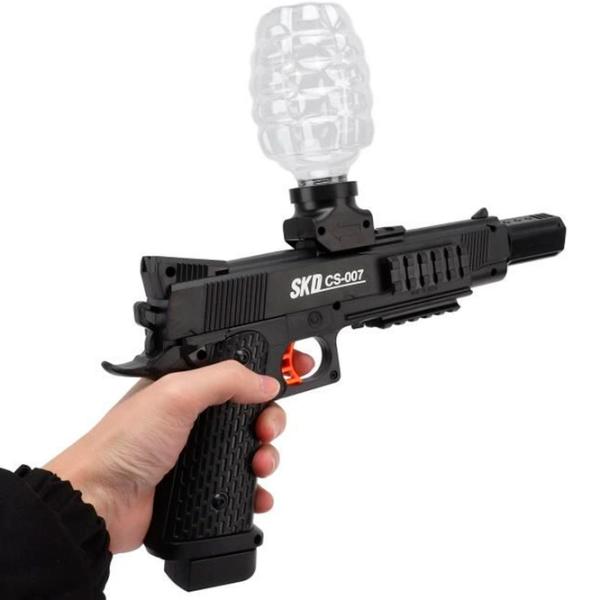 Pistol automat de jucărie SKD CS006 12+/ Bile gel/ Black photo 5
