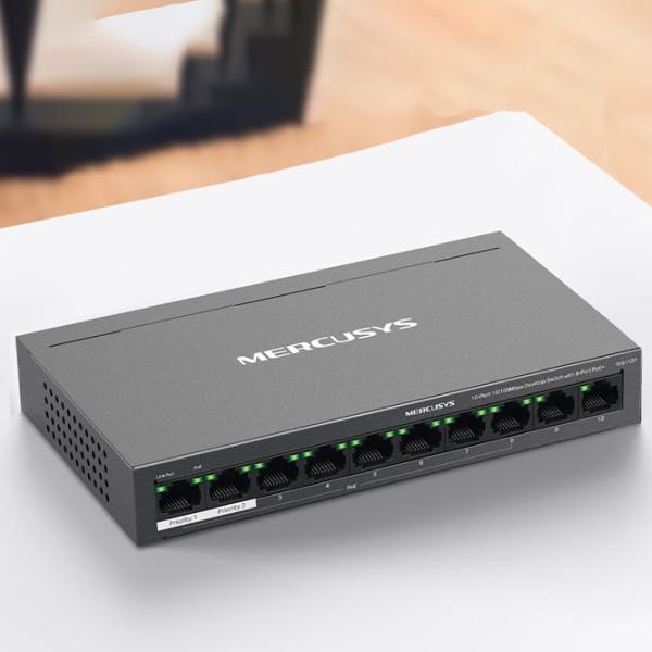 Коммутатор Mercusys MS110P Черный photo 5