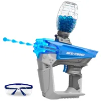 Pistol automat de jucărie SKD CS001 12+/ Bile gel/ Blue photo 4