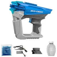 Pistol automat de jucărie SKD CS001 12+/ Bile gel/ Blue photo 6