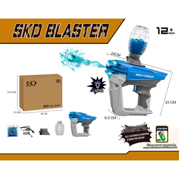 Игрушечный автомат SKD CS001 12+/ Гелевые шарики/ Синий photo 7