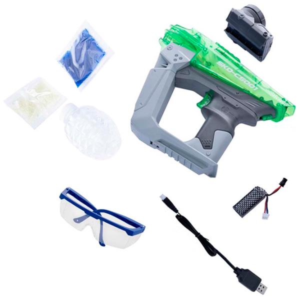 Игрушечный автомат SKD CS001 12+/ Гелевые шарики/ Зелёный photo 6