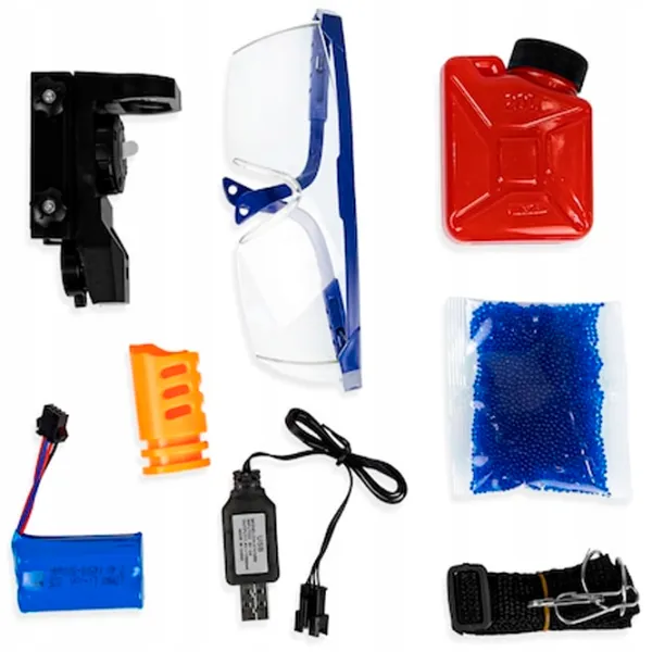 Игрушечный автомат Blaster P90 RS516C 14+ / Гелевые шарики / Черный photo 6