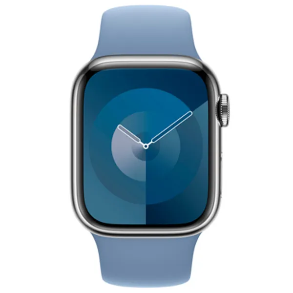 Curelușă Apple Watch 9 Sport Band Fluoroelastomer/ 41 mm/ Blue Winter photo 2