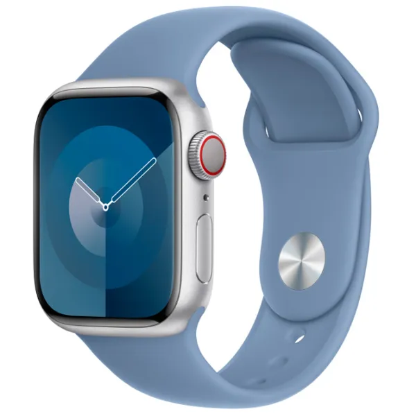Curelușă Apple Watch 9 Sport Band Fluoroelastomer/ 41 mm/ Blue Winter photo 3