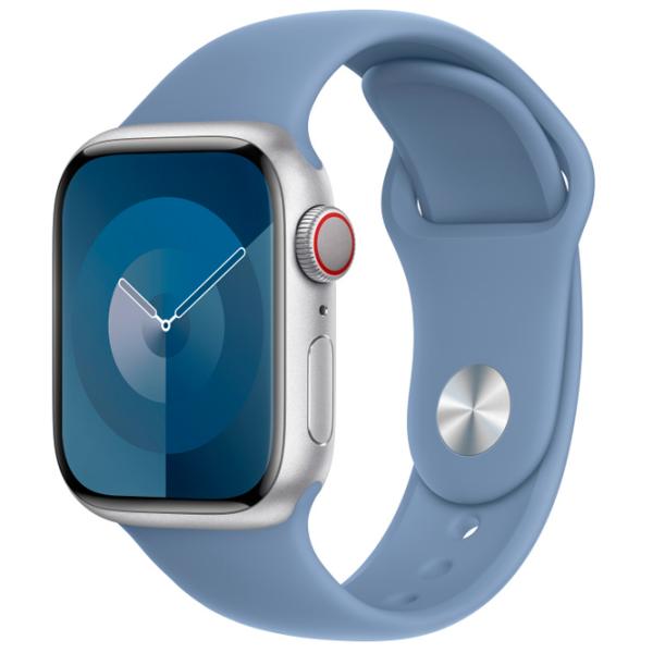 Curelușă Apple Watch 9 Sport Band Fluoroelastomer/ 41 mm/ Blue Winter photo 3
