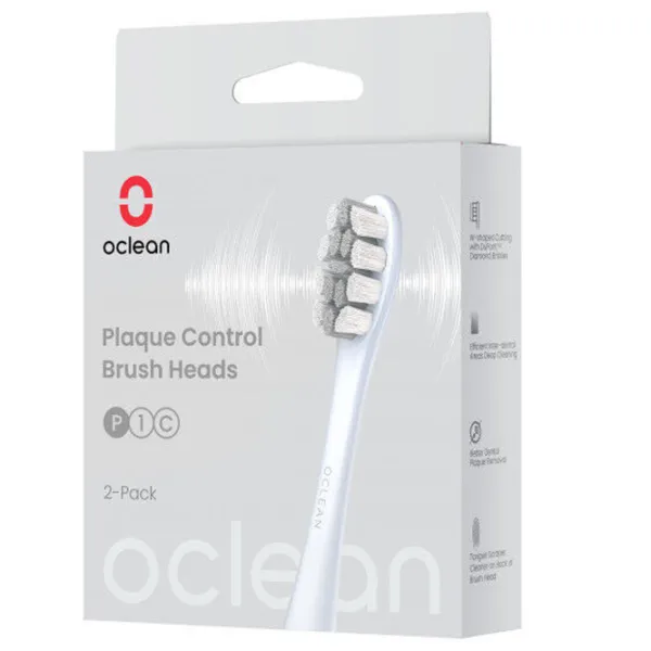 Насадка для электрощеток Oclean P1C9 Для взрослых / Серебряный photo 2