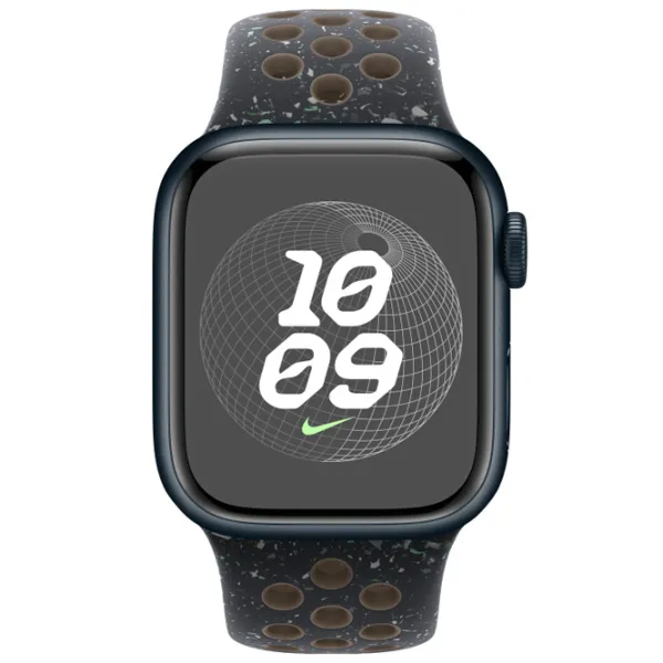 Curelușă Apple Watch 9 Nike Sport Band Fluoroelastomer/ 41 mm/ Black Midnight Sky photo 3
