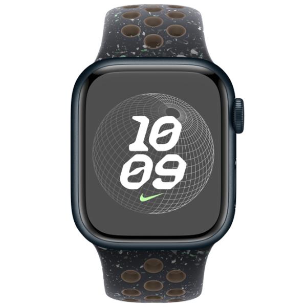 Curelușă Apple Watch 9 Nike Sport Band Fluoroelastomer/ 41 mm/ Black Midnight Sky photo 3