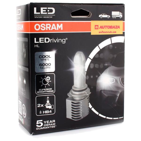 Автомобильная лампа Osram 9506CW светодиодная/ HB4/ P22d/ 14 Вт photo 4 Автомобильная лампа Osram 9506CW светодиодная/ HB4/ P22d/ 14 Вт photo 4