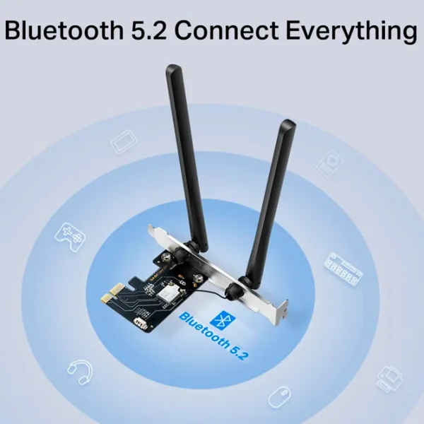 Adaptor de rețea Mercusys MA86XE Wi-Fi/ Black photo 3