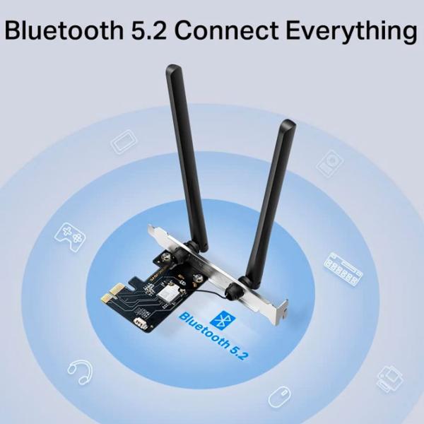 Adaptor de rețea Mercusys MA86XE Wi-Fi/ Black photo 3
