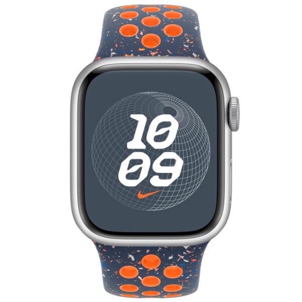 Ремень Apple Watch 9 Nike Sport Band Фторэластомер/ 41 мм/ Синий Flame photo 3 Ремень Apple Watch 9 Nike Sport Band Фторэластомер/ 41 мм/ Синий Flame photo 3