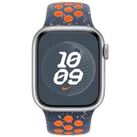 Ремень Apple Watch 9 Nike Sport Band Фторэластомер/ 41 мм/ Синий Flame photo 3