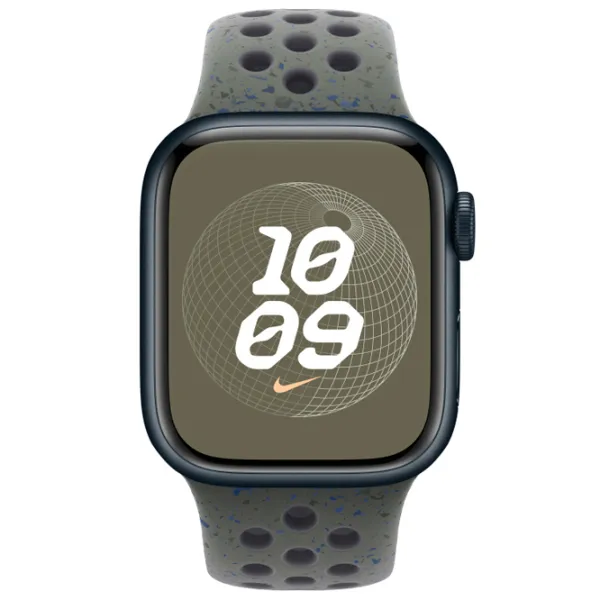 Ремень Apple Watch 9 Nike Sport Band Фторэластомер/ 41 мм/ Хаки Cargo photo 3 Ремень Apple Watch 9 Nike Sport Band Фторэластомер/ 41 мм/ Хаки Cargo photo 3
