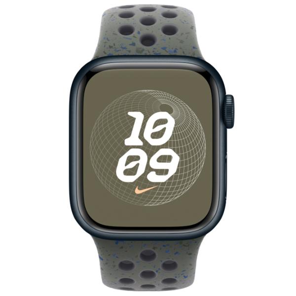 Ремень Apple Watch 9 Nike Sport Band Фторэластомер/ 41 мм/ Хаки Cargo photo 3 Ремень Apple Watch 9 Nike Sport Band Фторэластомер/ 41 мм/ Хаки Cargo photo 3