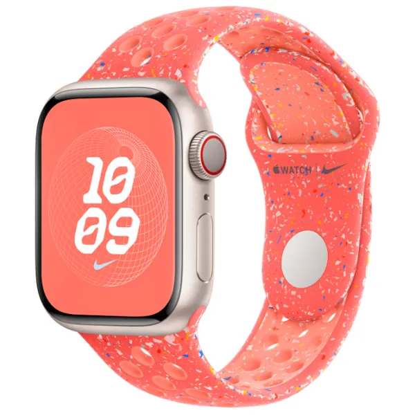 Ремень Apple Watch 9 Nike Sport Band Фторэластомер/ 41 мм/ Rose Magic Ember photo 2 Ремень Apple Watch 9 Nike Sport Band Фторэластомер/ 41 мм/ Rose Magic Ember photo 2