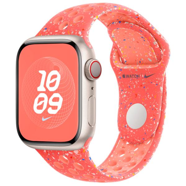 Ремень Apple Watch 9 Nike Sport Band Фторэластомер/ 41 мм/ Rose Magic Ember photo 2 Ремень Apple Watch 9 Nike Sport Band Фторэластомер/ 41 мм/ Rose Magic Ember photo 2