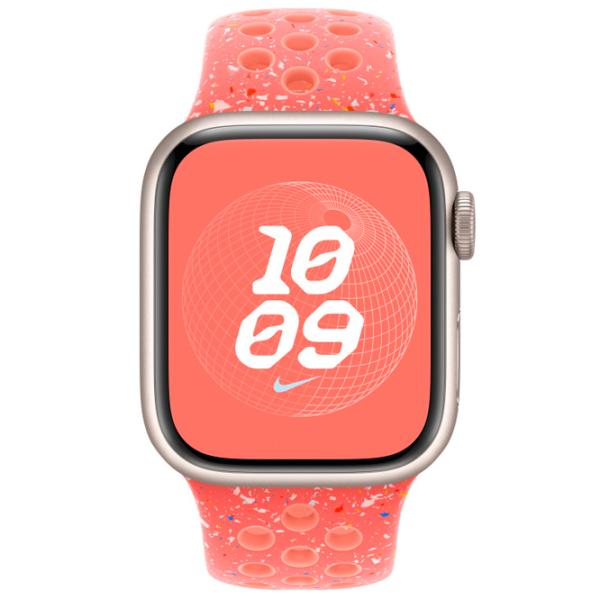 Ремень Apple Watch 9 Nike Sport Band Фторэластомер/ 41 мм/ Rose Magic Ember photo 3 Ремень Apple Watch 9 Nike Sport Band Фторэластомер/ 41 мм/ Rose Magic Ember photo 3