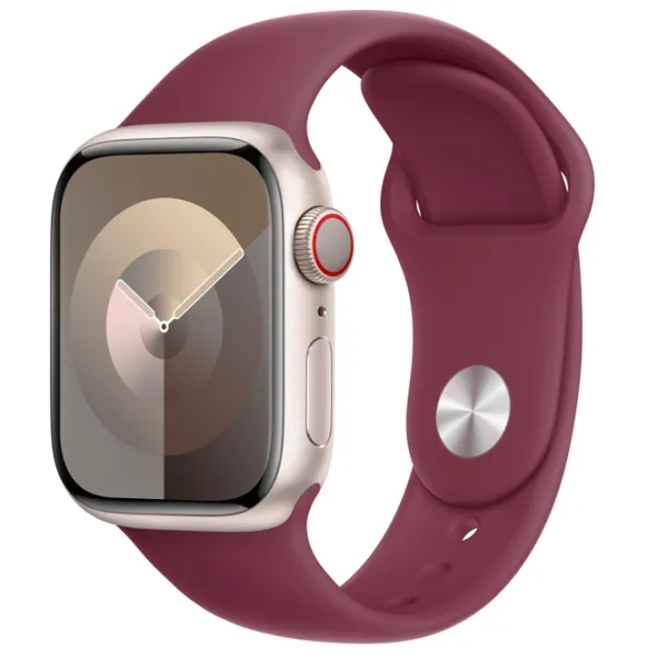 Ремень Apple Watch 9 Sport Band Фторэластомер/ 41 мм/ Пурпурный Шелковица photo 2