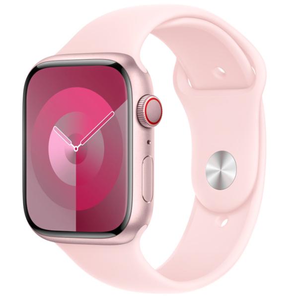Ремень Apple Watch 9 Sport Band Фторэластомер/ 45 мм/ Розовый Светлый photo 2 Ремень Apple Watch 9 Sport Band Фторэластомер/ 45 мм/ Розовый Светлый photo 2