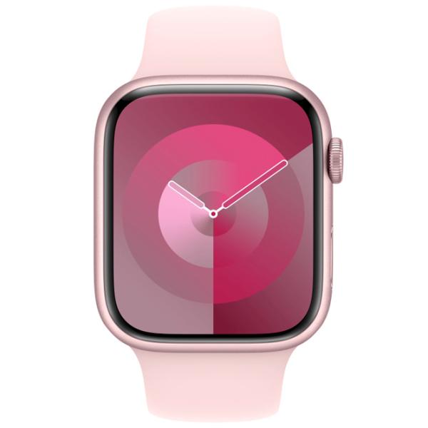 Ремень Apple Watch 9 Sport Band Фторэластомер/ 45 мм/ Розовый Светлый photo 3 Ремень Apple Watch 9 Sport Band Фторэластомер/ 45 мм/ Розовый Светлый photo 3
