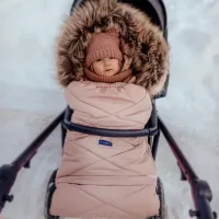 Husă pentru cărucior Zaffiro 3313902 Pluș/ Pink photo 4