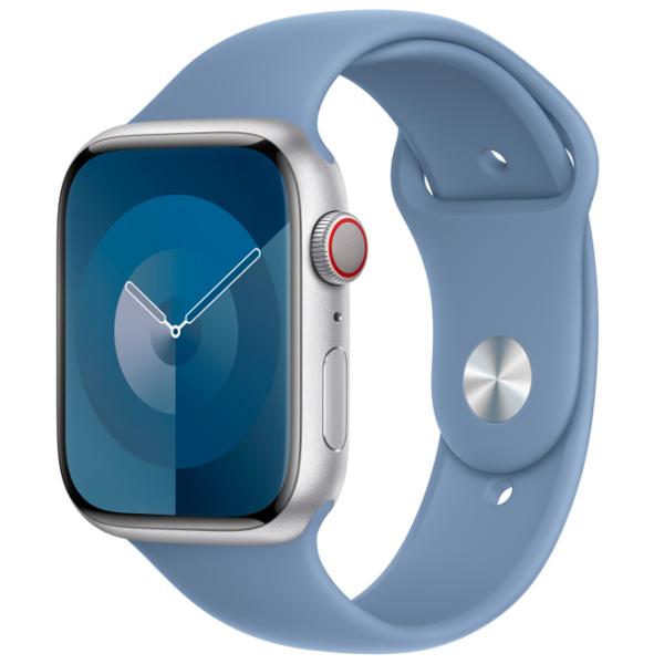 Ремень Apple Watch 9 Sport Band Фторэластомер/ 45 мм/ Синий Winter photo 2 Ремень Apple Watch 9 Sport Band Фторэластомер/ 45 мм/ Синий Winter photo 2