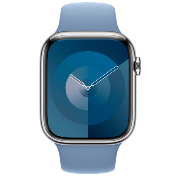 Ремень Apple Watch 9 Sport Band Фторэластомер/ 45 мм/ Синий Winter photo 3 Ремень Apple Watch 9 Sport Band Фторэластомер/ 45 мм/ Синий Winter photo 3