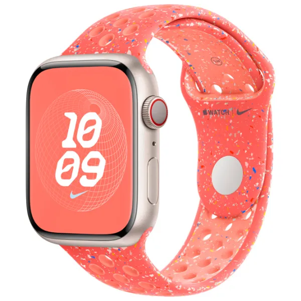 Ремень Apple Watch 9 Nike Sport Band Фторэластомер/ 45 мм/ Rose Magic Ember photo 2