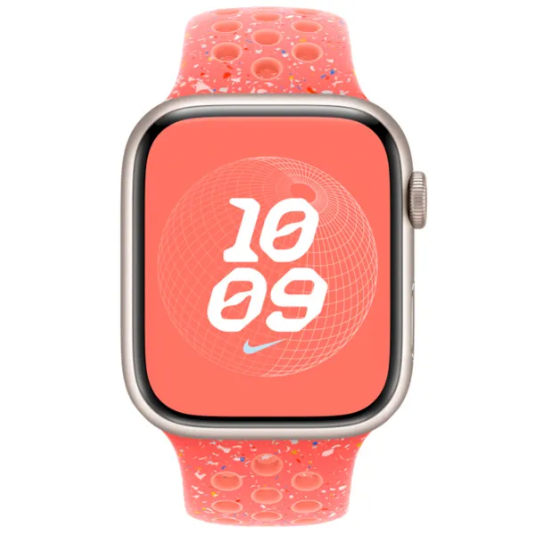 Ремень Apple Watch 9 Nike Sport Band Фторэластомер/ 45 мм/ Rose Magic Ember photo 3