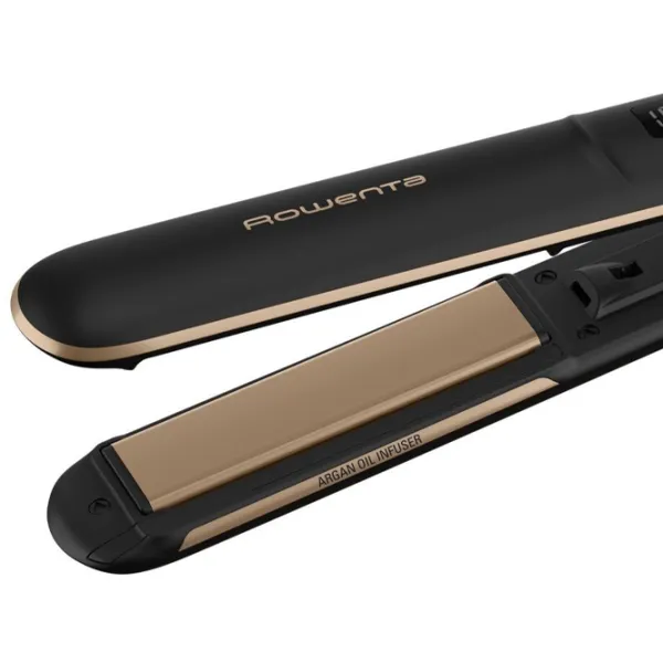 Placă de îndreptat părul Rowenta SF4630F0 39 W/ Gold Black photo 4