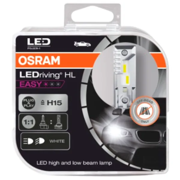 Lampă auto Osram 64176DWESY LED/ H15/ PGJ23t-1/ 17/ 4 W/ 1250lm photo 2 Lampă auto Osram 64176DWESY LED/ H15/ PGJ23t-1/ 17/ 4 W/ 1250lm photo 2