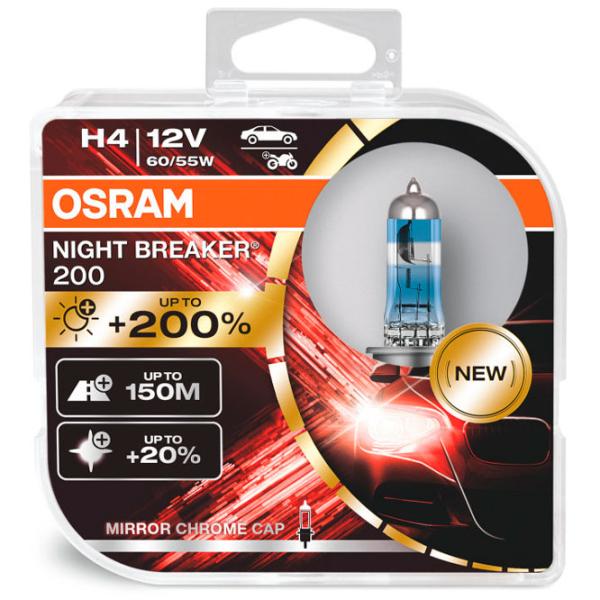 Автомобильная лампа Osram 64193NB200-HCB Галоген/ H4/ P43t/ 60 - 55 Вт/ 1650лм photo 2