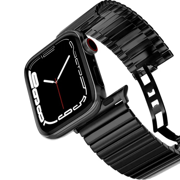 Ремень Apple Watch SE Stainless Steel Нержавеющая сталь/ 42, 44, 45, 49 мм/ Черный photo 2 Ремень Apple Watch SE Stainless Steel Нержавеющая сталь/ 42, 44, 45, 49 мм/ Черный photo 2
