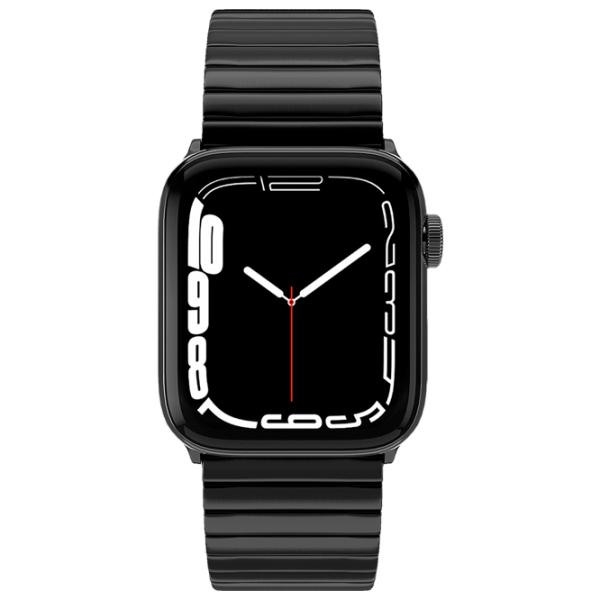 Ремень Apple Watch SE Stainless Steel Нержавеющая сталь/ 42, 44, 45, 49 мм/ Черный photo 3 Ремень Apple Watch SE Stainless Steel Нержавеющая сталь/ 42, 44, 45, 49 мм/ Черный photo 3