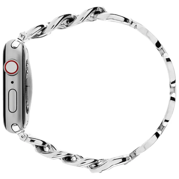 Curelușă Apple Watch Ultra 2 Chain Bracelet Oțel inoxidabil/ 38, 40, 41 mm/ Silver photo 3