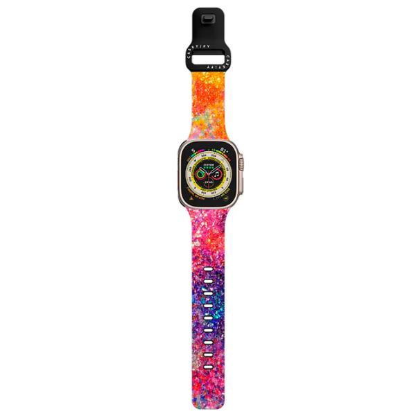Ремень Apple Watch Ultra 2 Impact Band Dancing in the Moonlight by Ingrid Ching 42, 44, 45, 49 мм/ Черный Разноцветный photo 2