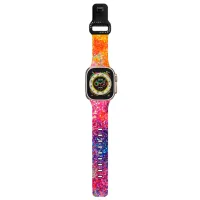 Ремень Apple Watch Ultra 2 Impact Band Dancing in the Moonlight by Ingrid Ching 42, 44, 45, 49 мм/ Черный Разноцветный photo 2