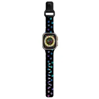 Ремень Apple Watch Ultra 2 Impact Band Ombre Paw Prints 38, 40, 41 мм/ Черный Разноцветный photo 2